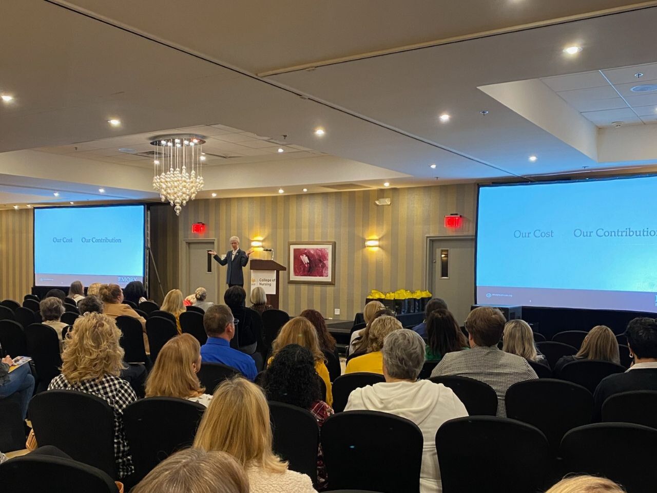 UCF College of Nursing held the 12th Annual Orlando Health Lecture in DoubleTree by Hilton on Wednesday afternoon.